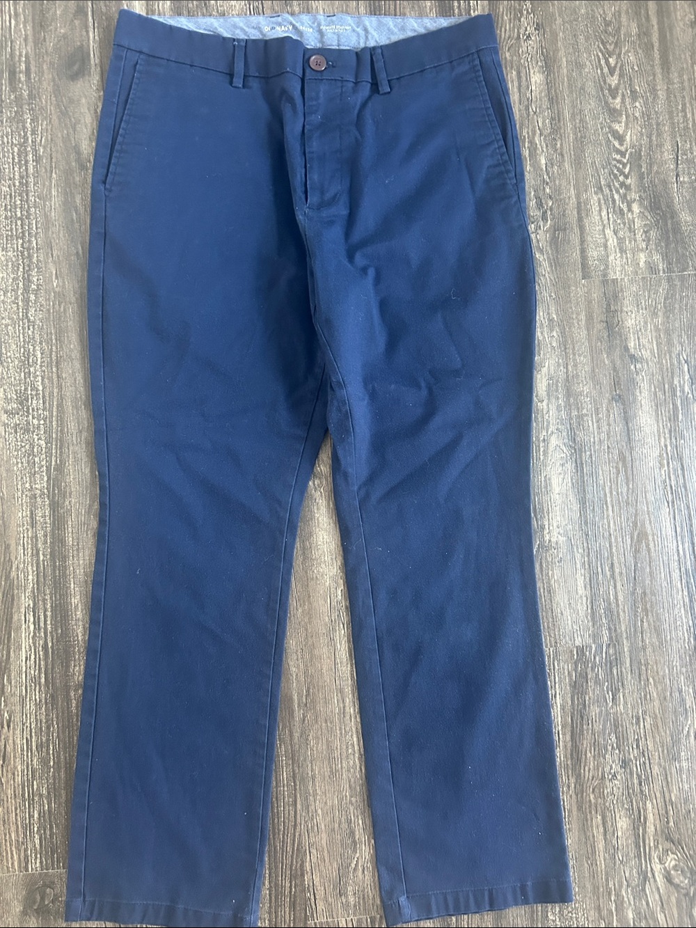 Old Navy Men's Navy Blue Chino Pants